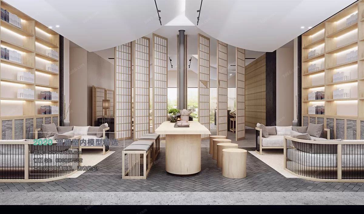 PUBLIC SPACE 3D MODEL - 3D MODELS - 3DSKY FREE MODELS