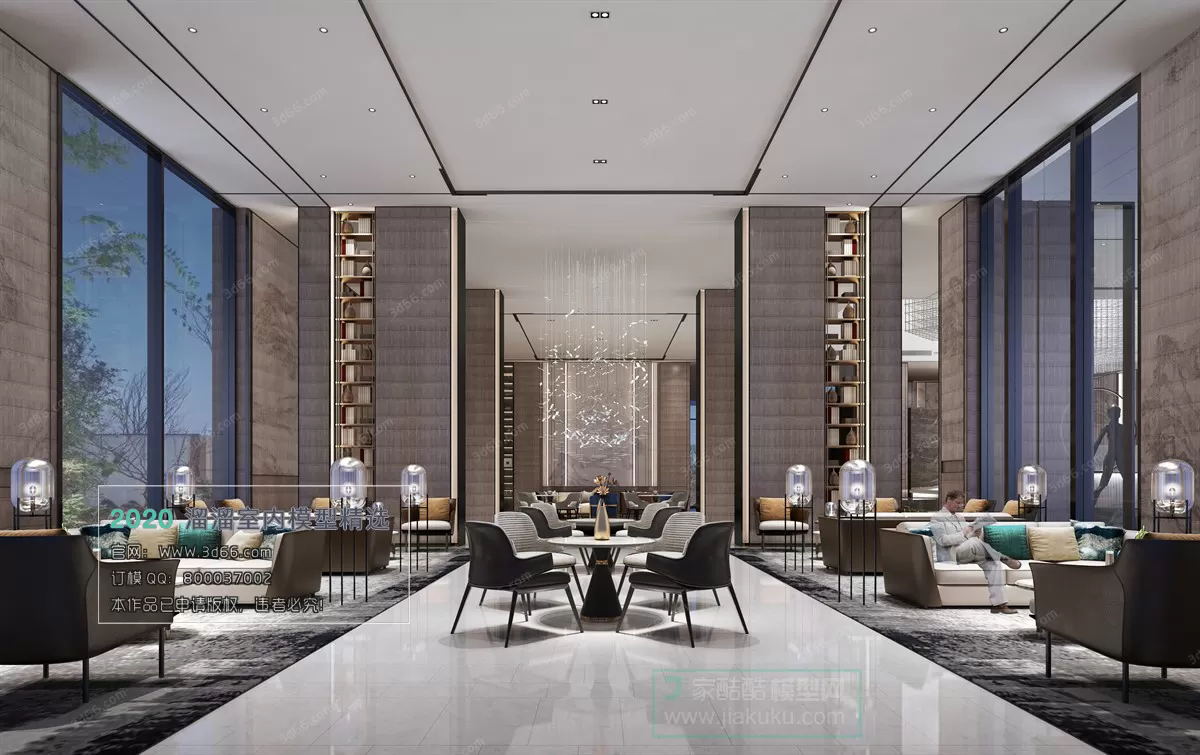 PUBLIC SPACE 3D MODEL - 3D MODELS - 3DSKY FREE MODELS