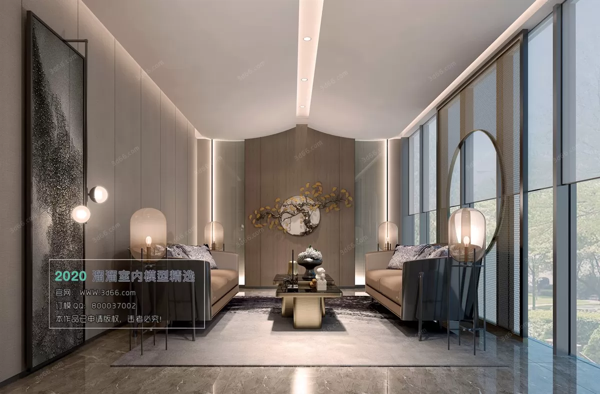 PUBLIC SPACE 3D MODEL - 3D MODELS - 3DSKY FREE MODELS