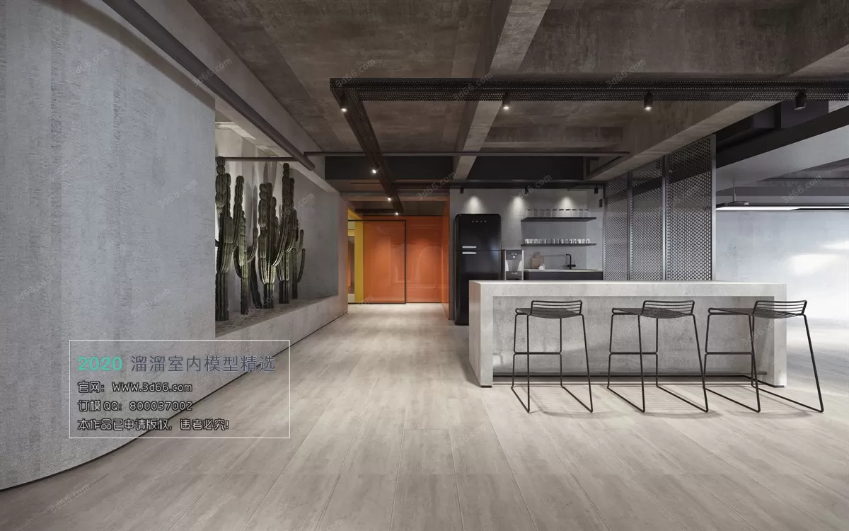 PUBLIC SPACE 3D MODEL - 3D MODELS - 3DSKY FREE MODELS