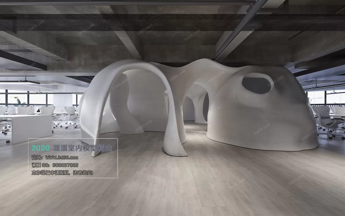 PUBLIC SPACE 3D MODEL - 3D MODELS - 3DSKY FREE MODELS