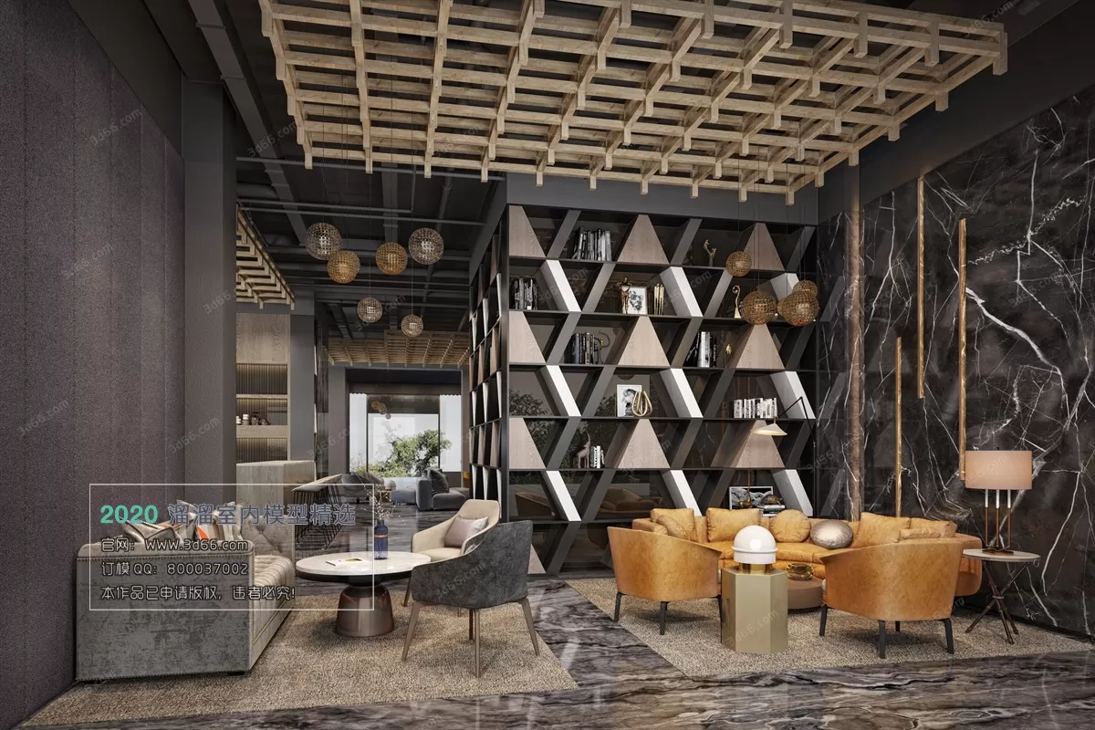 PUBLIC SPACE 3D MODEL - 3D MODELS - 3DSKY FREE MODELS