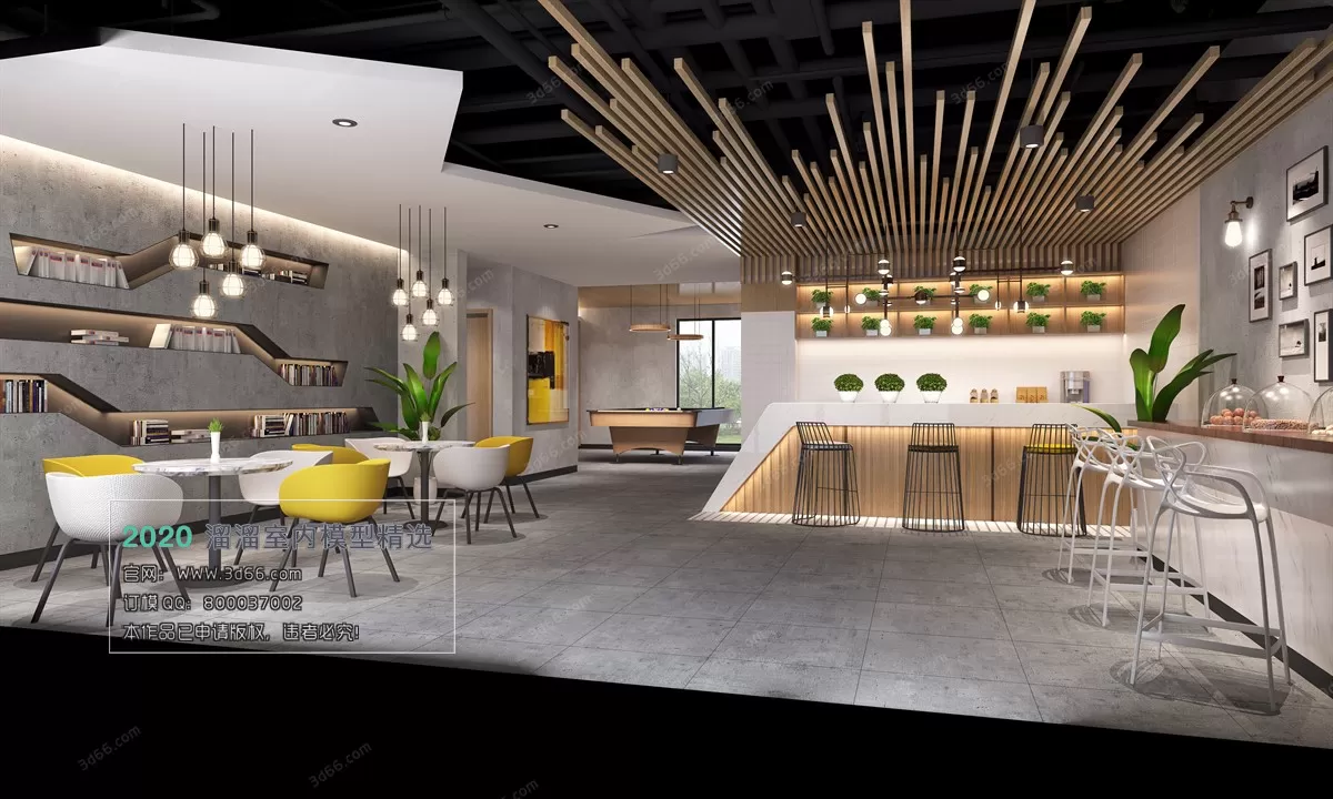 PUBLIC SPACE 3D MODEL - 3D MODELS - 3DSKY FREE MODELS