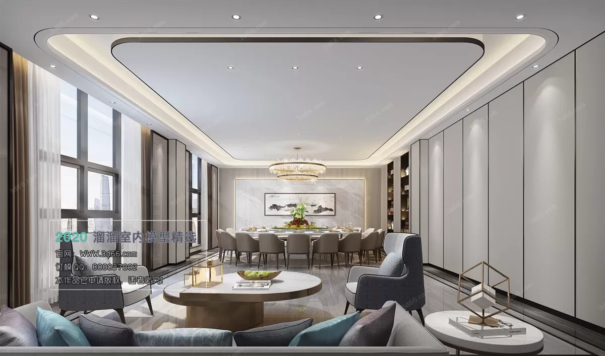 PUBLIC SPACE 3D MODEL - 3D MODELS - 3DSKY FREE MODELS