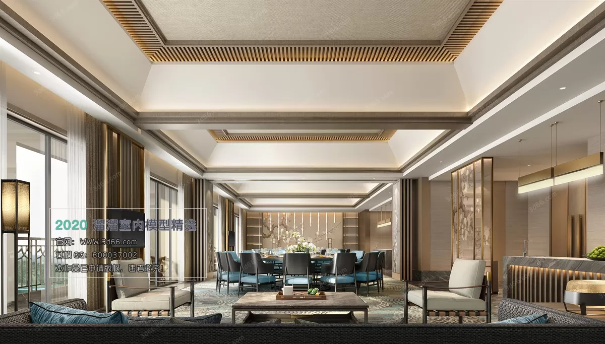 PUBLIC SPACE 3D MODEL - 3D MODELS - 3DSKY FREE MODELS