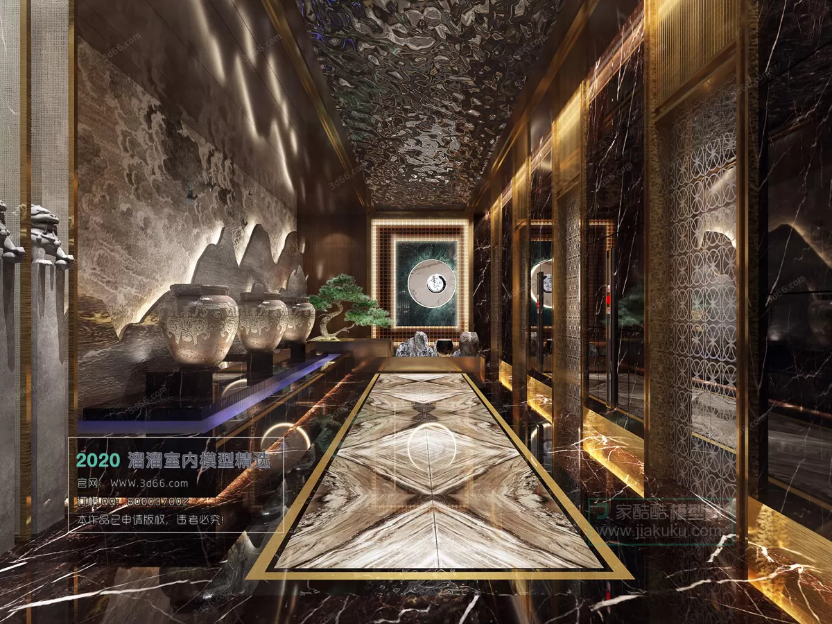 PUBLIC SPACE 3D MODEL - 3D MODELS - 3DSKY FREE MODELS