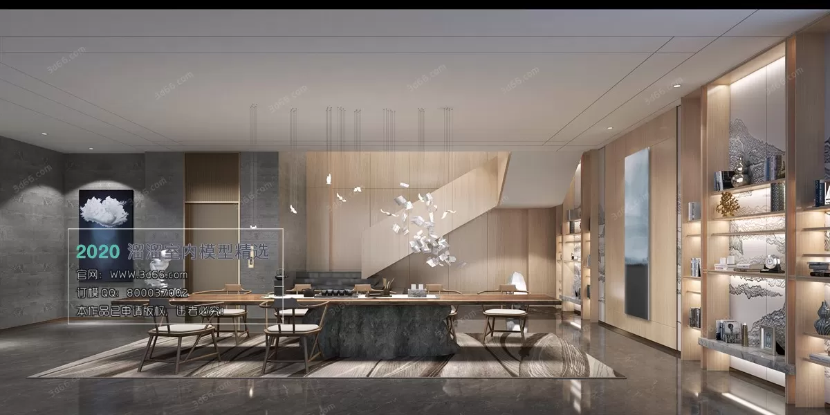 PUBLIC SPACE 3D MODEL - 3D MODELS - 3DSKY FREE MODELS