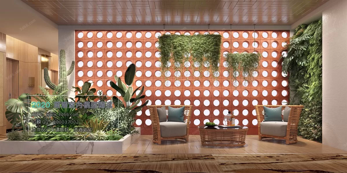 PUBLIC SPACE 3D MODEL - 3D MODELS - 3DSKY FREE MODELS