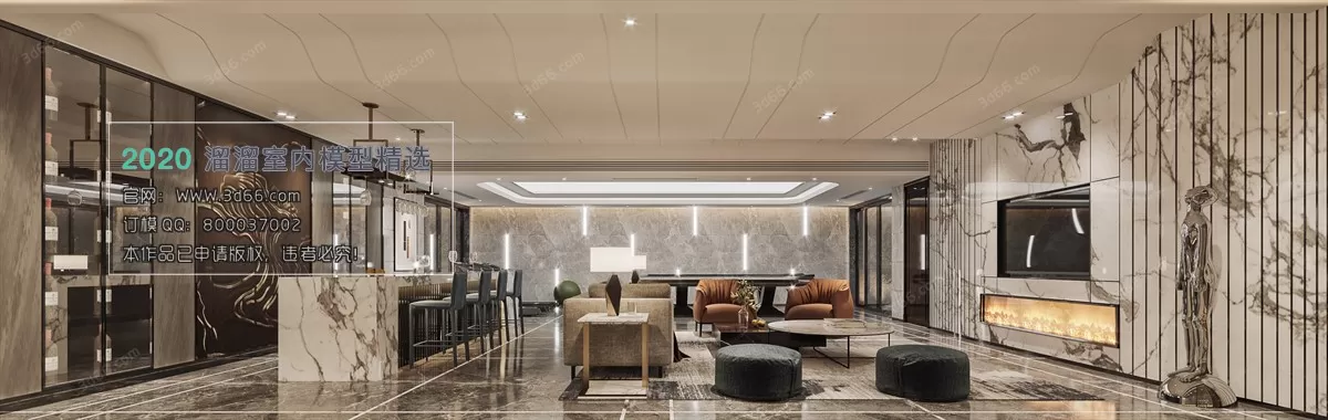 PUBLIC SPACE 3D MODEL - 3D MODELS - 3DSKY FREE MODELS