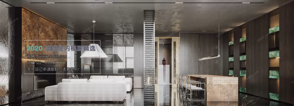 PUBLIC SPACE 3D MODEL - 3D MODELS - 3DSKY FREE MODELS