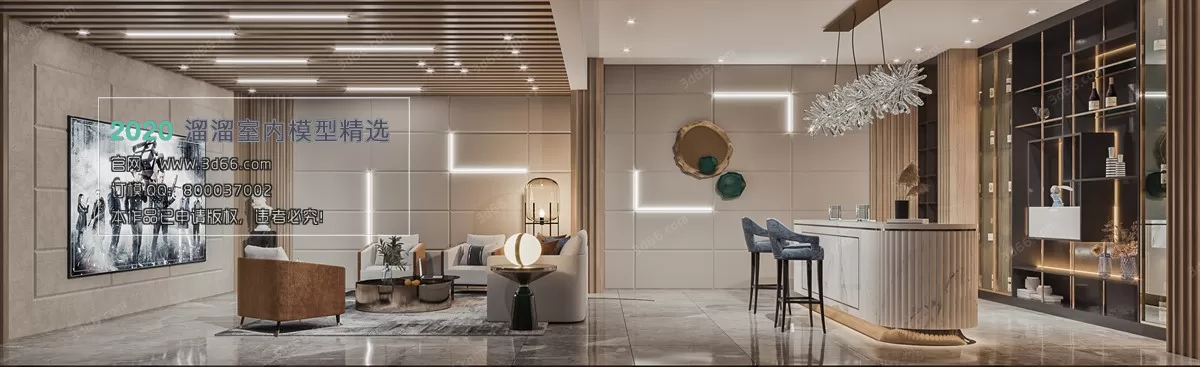 PUBLIC SPACE 3D MODEL - 3D MODELS - 3DSKY FREE MODELS