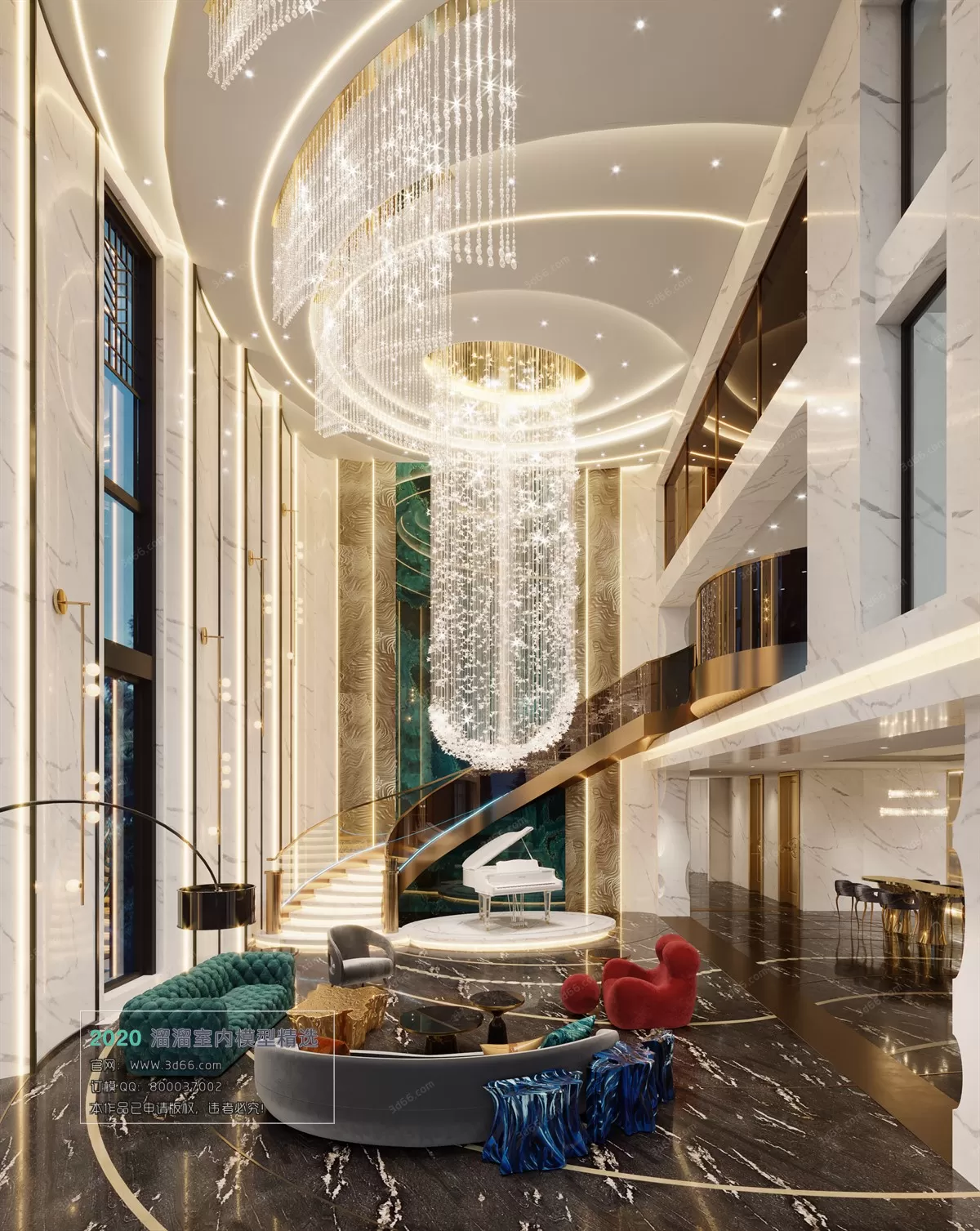 PUBLIC SPACE 3D MODEL - 3D MODELS - 3DSKY FREE MODELS