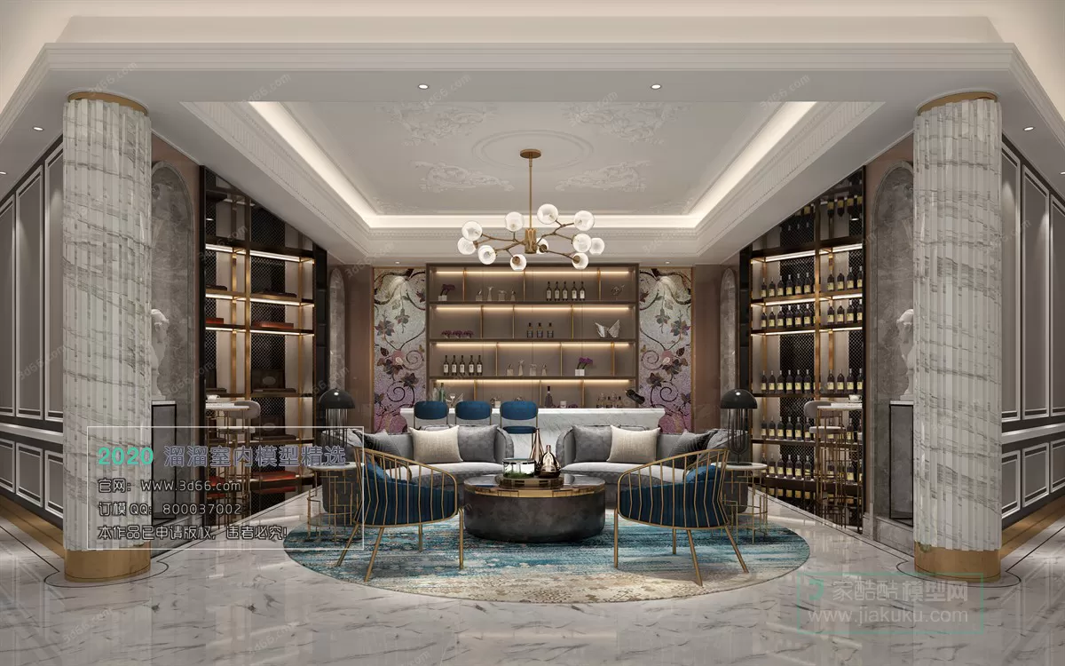 PUBLIC SPACE 3D MODEL - 3D MODELS - 3DSKY FREE MODELS