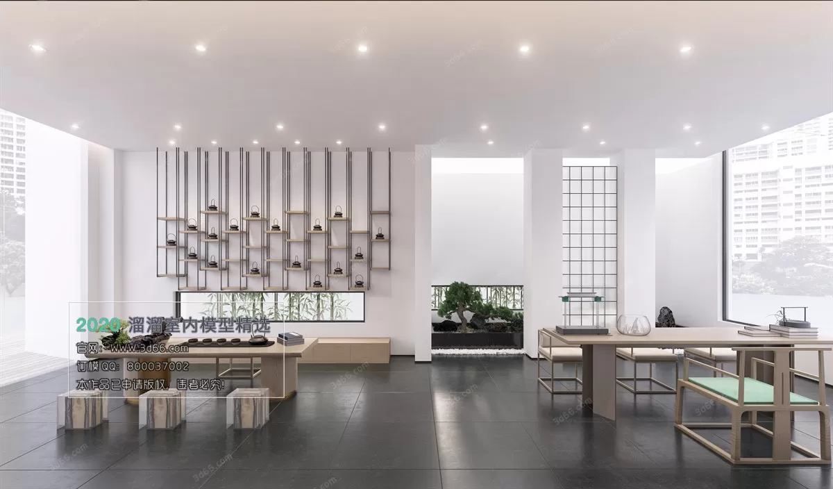 PUBLIC SPACE 3D MODEL - 3D MODELS - 3DSKY FREE MODELS