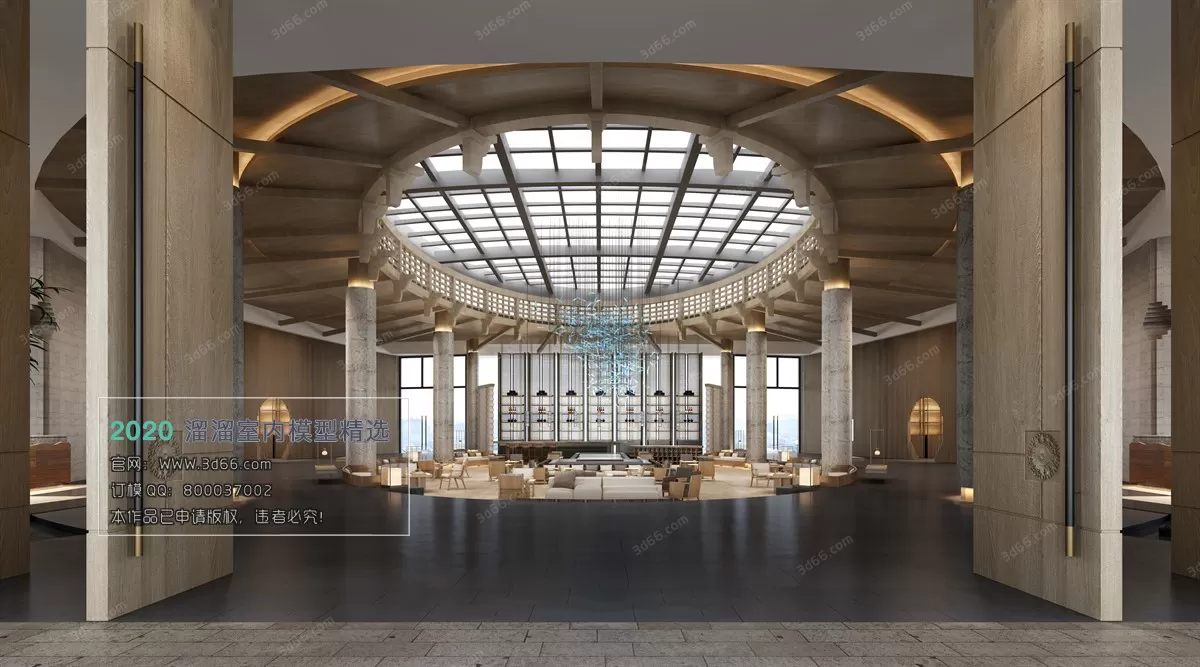 PUBLIC SPACE 3D MODEL - 3D MODELS - 3DSKY FREE MODELS