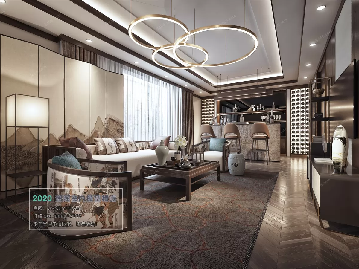 PUBLIC SPACE 3D MODEL - 3D MODELS - 3DSKY FREE MODELS