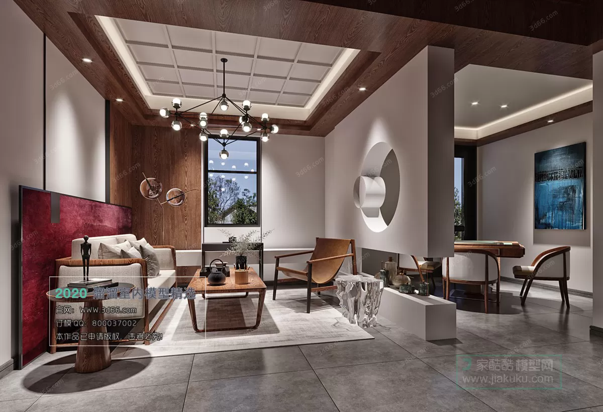 PUBLIC SPACE 3D MODEL - 3D MODELS - 3DSKY FREE MODELS