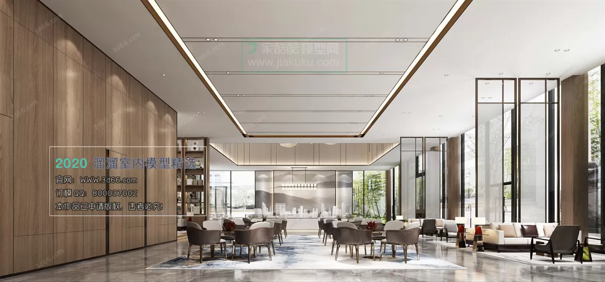 PUBLIC SPACE 3D MODEL - 3D MODELS - 3DSKY FREE MODELS