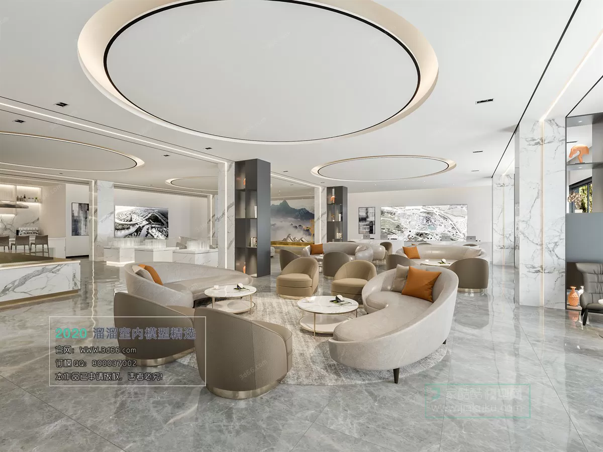 PUBLIC SPACE 3D MODEL - 3D MODELS - 3DSKY FREE MODELS