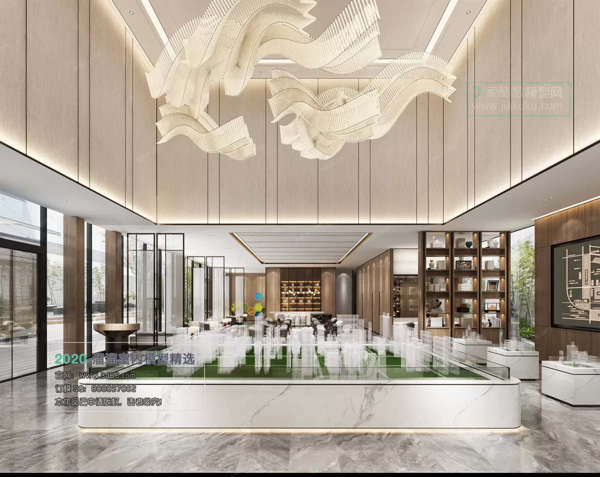 PUBLIC SPACE 3D MODEL - 3D MODELS - 3DSKY FREE MODELS