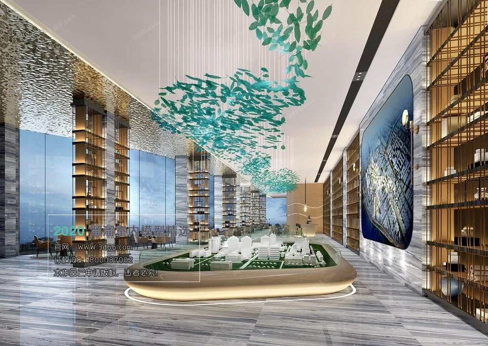 PUBLIC SPACE 3D MODEL - 3D MODELS - 3DSKY FREE MODELS