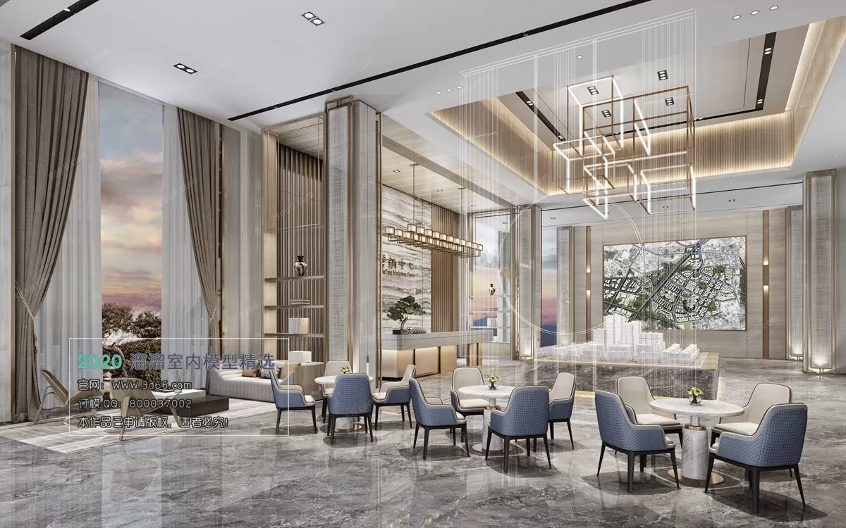 PUBLIC SPACE 3D MODEL - 3D MODELS - 3DSKY FREE MODELS