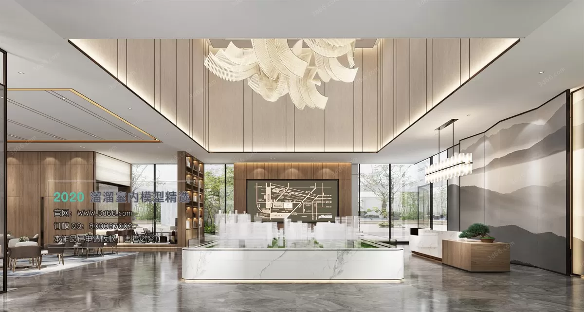 PUBLIC SPACE 3D MODEL - 3D MODELS - 3DSKY FREE MODELS