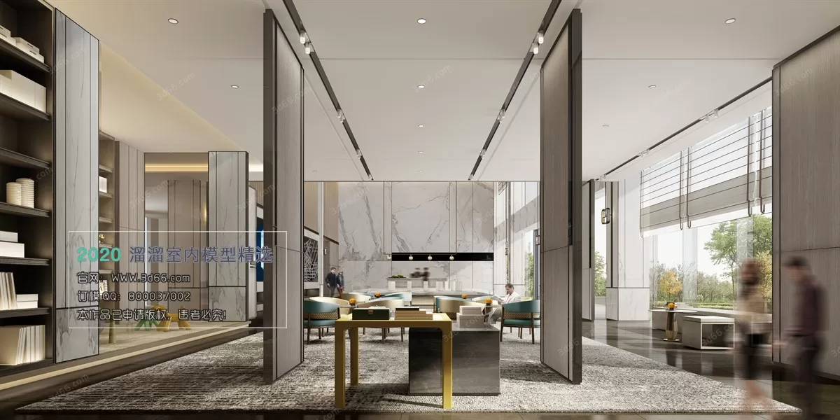 PUBLIC SPACE 3D MODEL - 3D MODELS - 3DSKY FREE MODELS