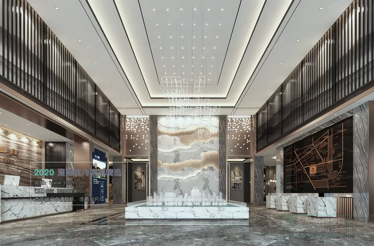 PUBLIC SPACE 3D MODEL - 3D MODELS - 3DSKY FREE MODELS