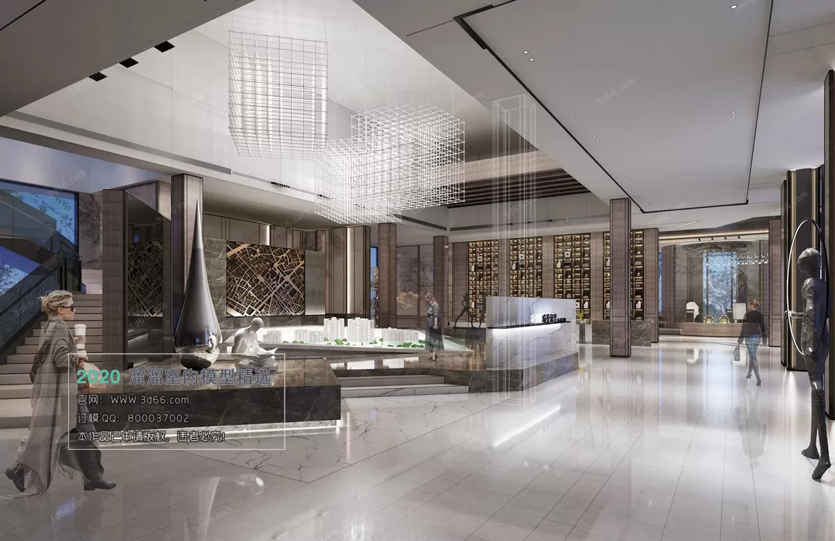 PUBLIC SPACE 3D MODEL - 3D MODELS - 3DSKY FREE MODELS