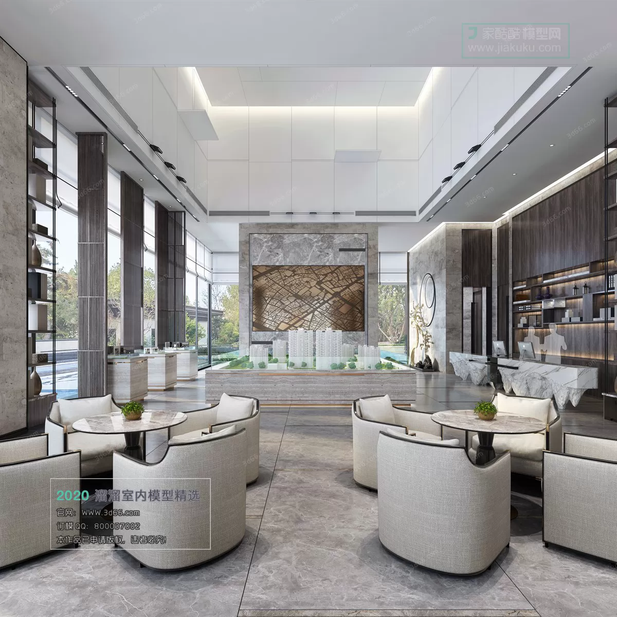 PUBLIC SPACE 3D MODEL - 3D MODELS - 3DSKY FREE MODELS