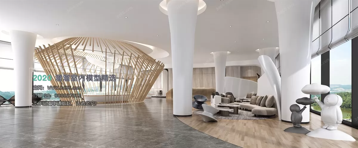 PUBLIC SPACE 3D MODEL - 3D MODELS - 3DSKY FREE MODELS