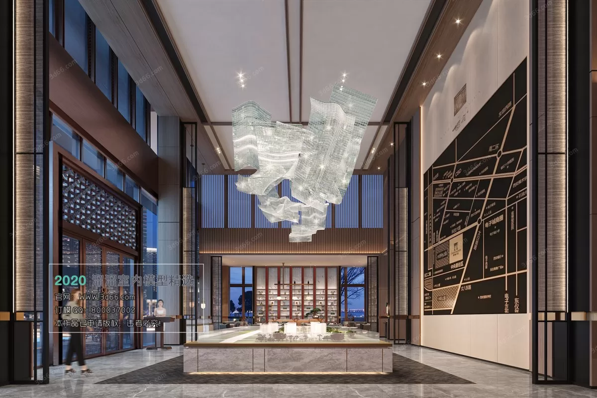 PUBLIC SPACE 3D MODEL - 3D MODELS - 3DSKY FREE MODELS