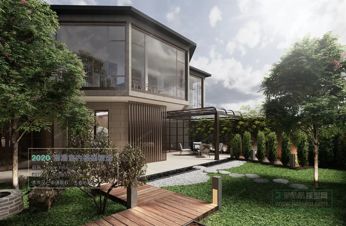 PUBLIC SPACE 3D MODEL - 3D MODELS - 3DSKY FREE MODELS