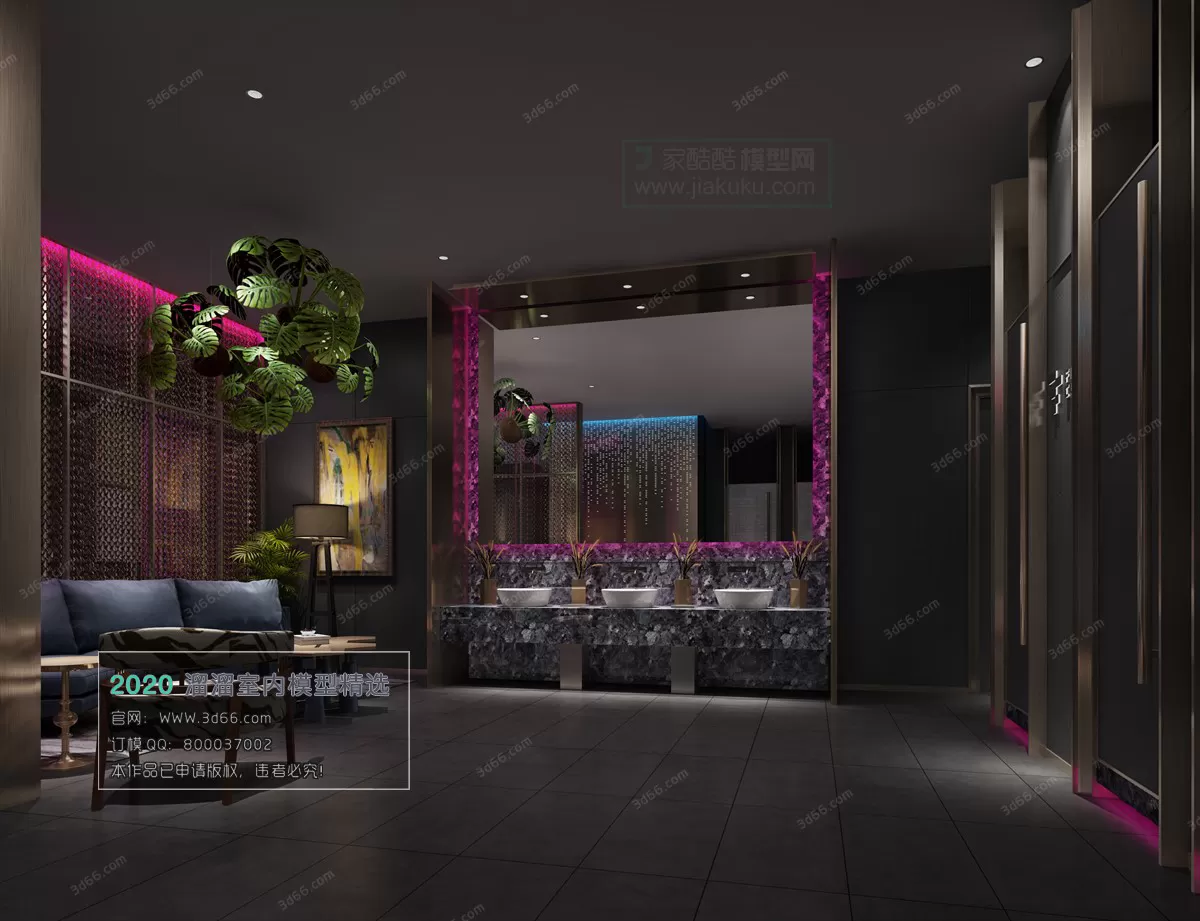 PUBLIC SPACE 3D MODEL - 3D MODELS - 3DSKY FREE MODELS