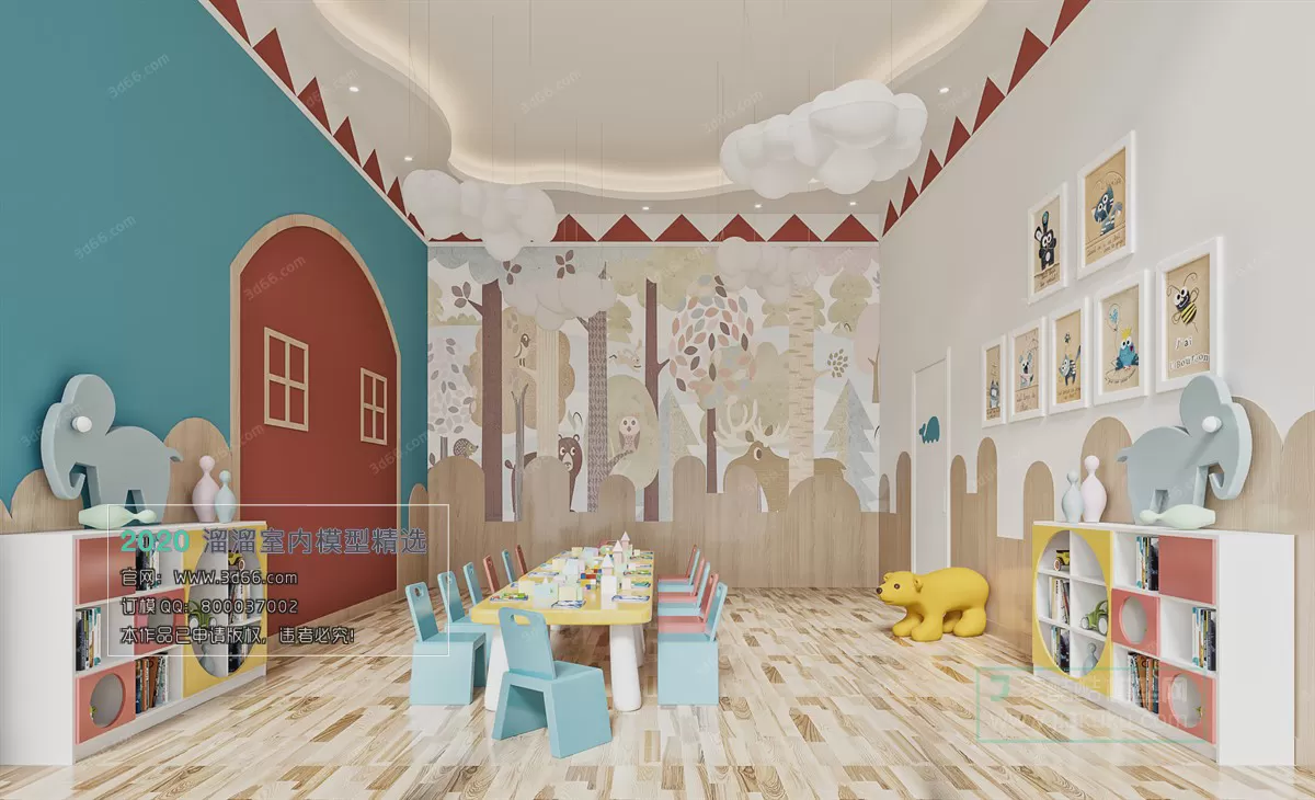 PUBLIC SPACE 3D MODEL - 3D MODELS - 3DSKY FREE MODELS