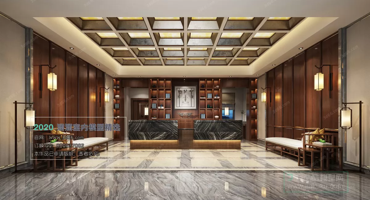 PUBLIC SPACE 3D MODEL - 3D MODELS - 3DSKY FREE MODELS