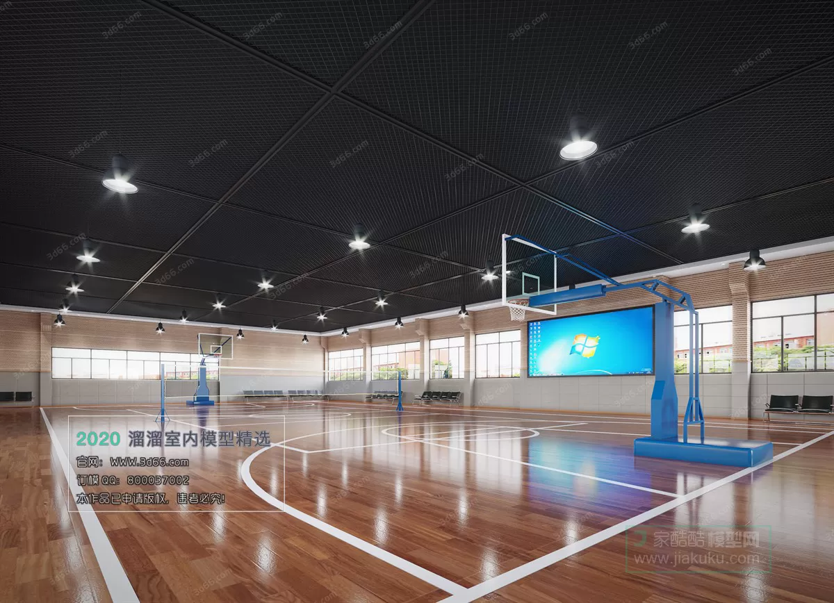 PUBLIC SPACE 3D MODEL - 3D MODELS - 3DSKY FREE MODELS