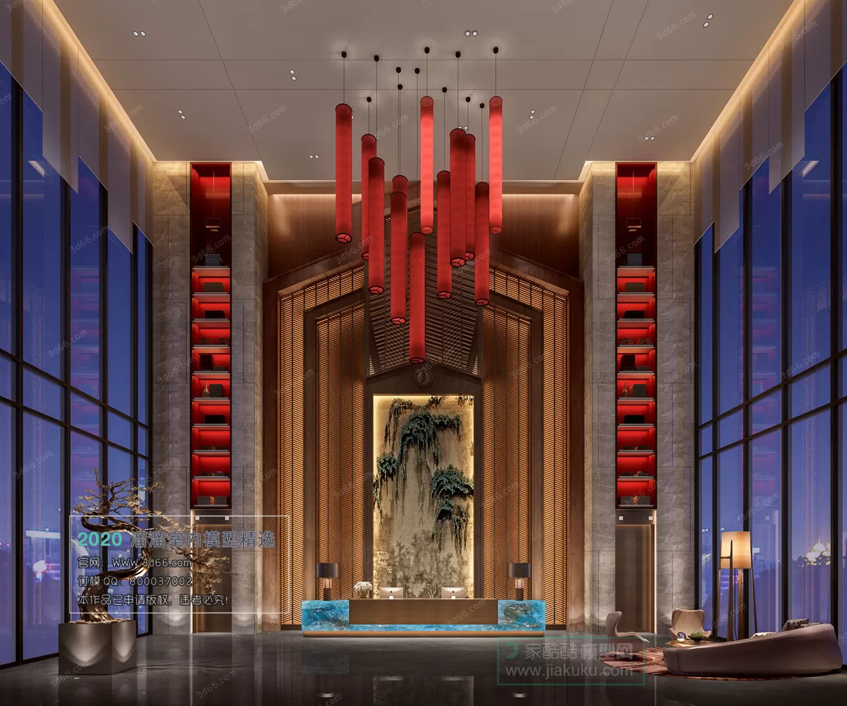 PUBLIC SPACE 3D MODEL - 3D MODELS - 3DSKY FREE MODELS