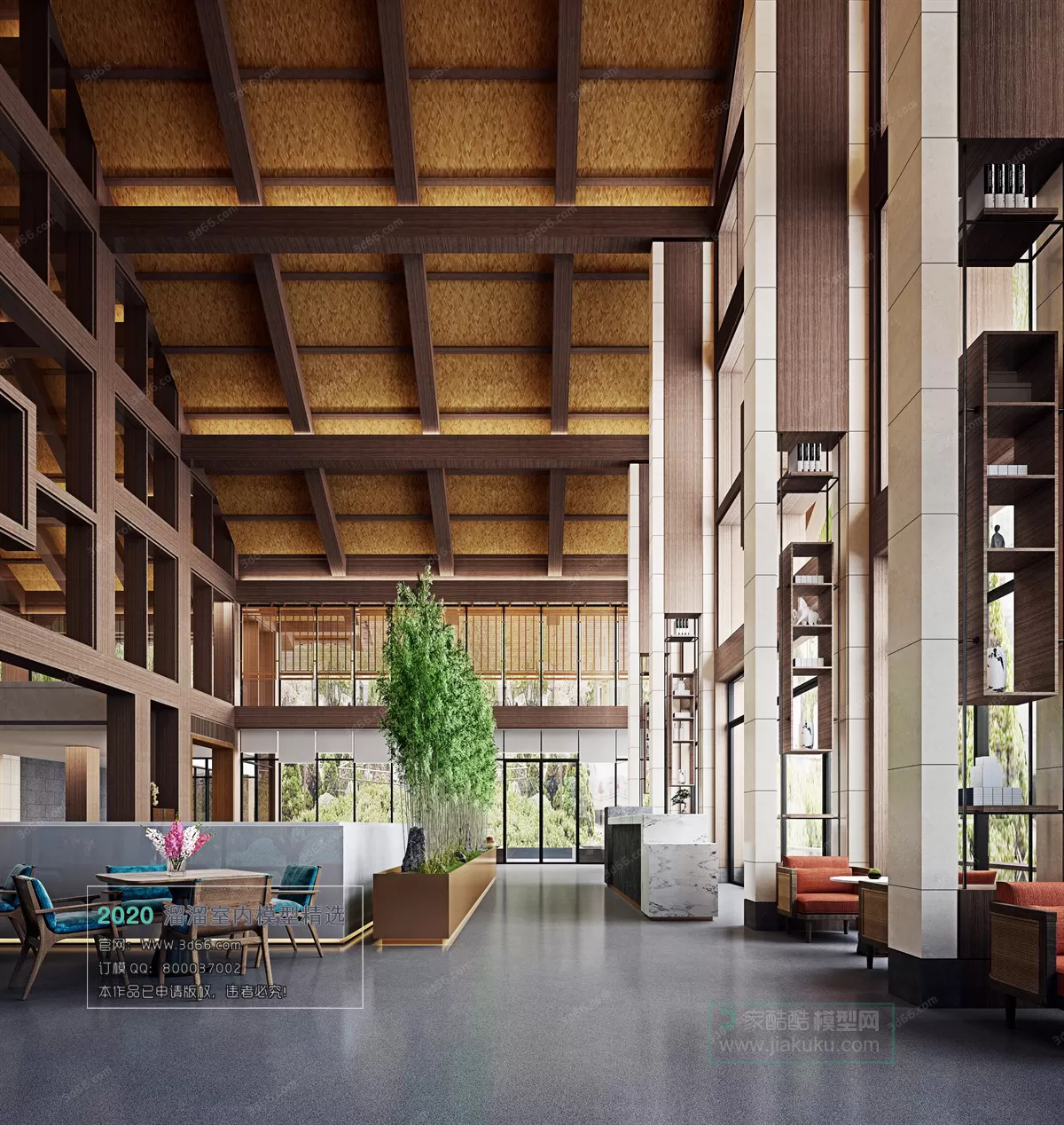 PUBLIC SPACE 3D MODEL - 3D MODELS - 3DSKY FREE MODELS