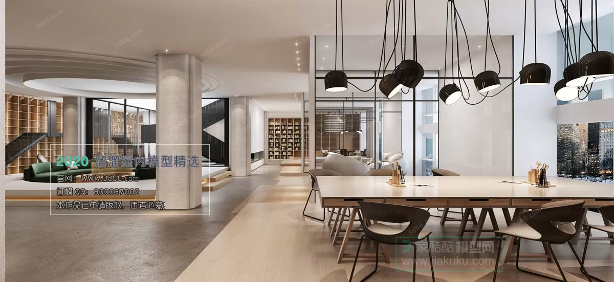 PUBLIC SPACE 3D MODEL - 3D MODELS - 3DSKY FREE MODELS