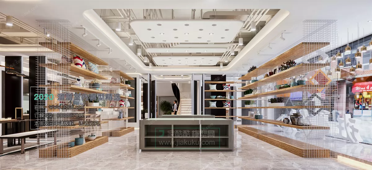 PUBLIC SPACE 3D MODEL - 3D MODELS - 3DSKY FREE MODELS