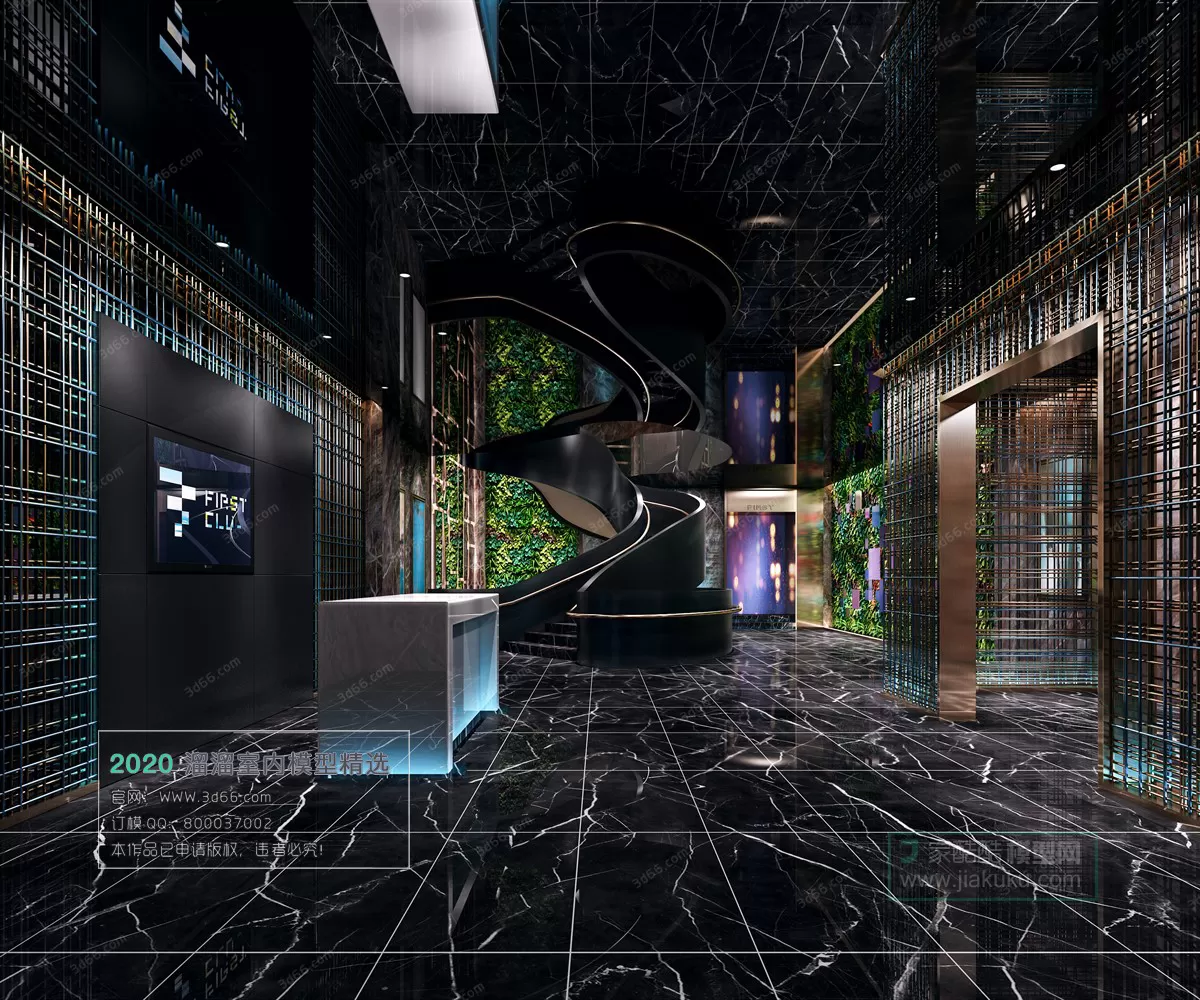 PUBLIC SPACE 3D MODEL - 3D MODELS - 3DSKY FREE MODELS