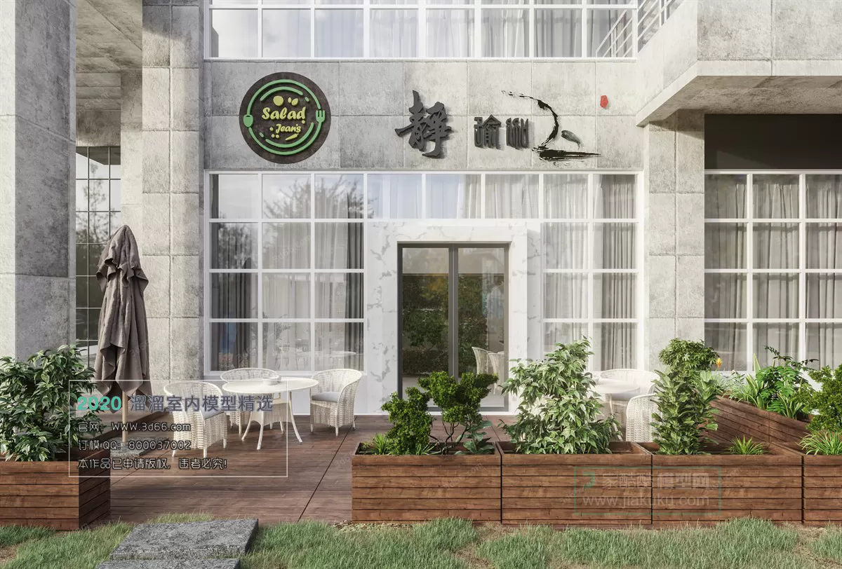 PUBLIC SPACE 3D MODEL - 3D MODELS - 3DSKY FREE MODELS