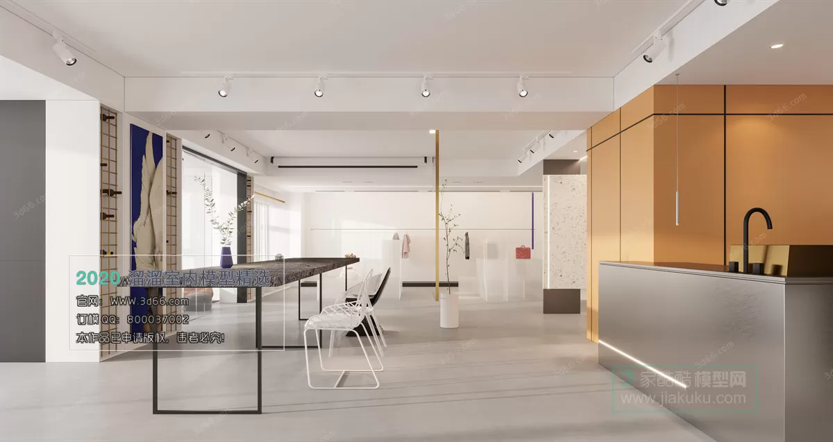 PUBLIC SPACE 3D MODEL - 3D MODELS - 3DSKY FREE MODELS