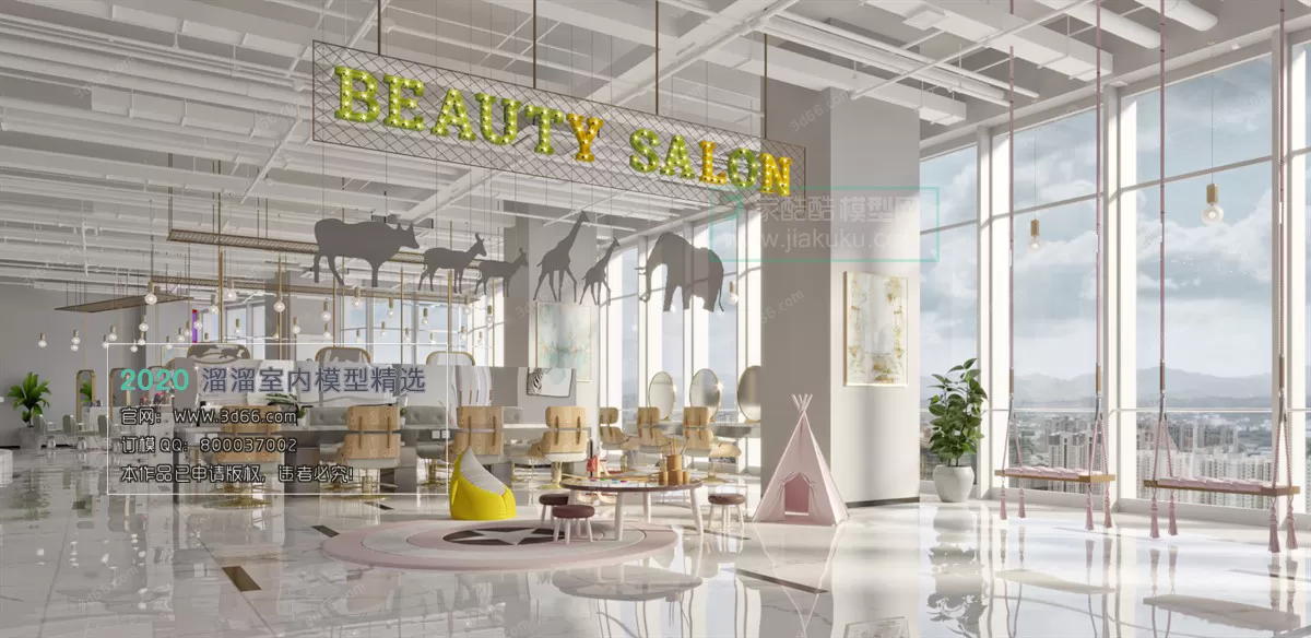 PUBLIC SPACE 3D MODEL - 3D MODELS - 3DSKY FREE MODELS