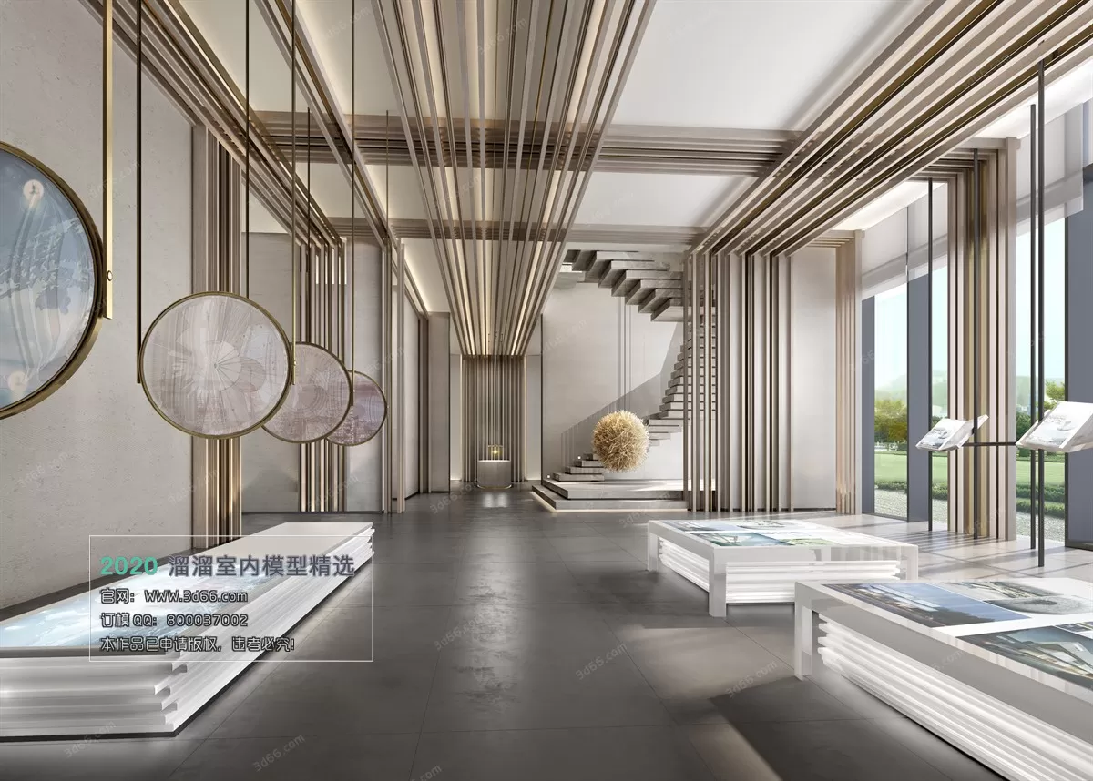 PUBLIC SPACE 3D MODEL - 3D MODELS - 3DSKY FREE MODELS