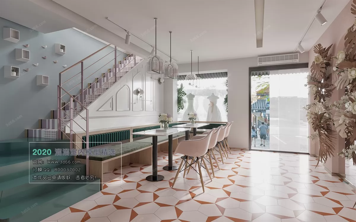 PUBLIC SPACE 3D MODEL - 3D MODELS - 3DSKY FREE MODELS