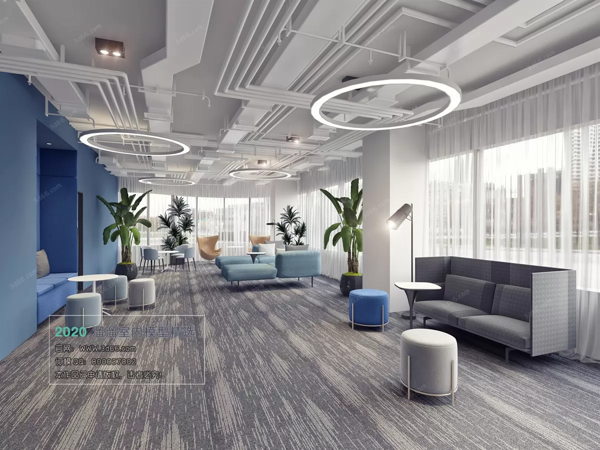 PUBLIC SPACE 3D MODEL - 3D MODELS - 3DSKY FREE MODELS