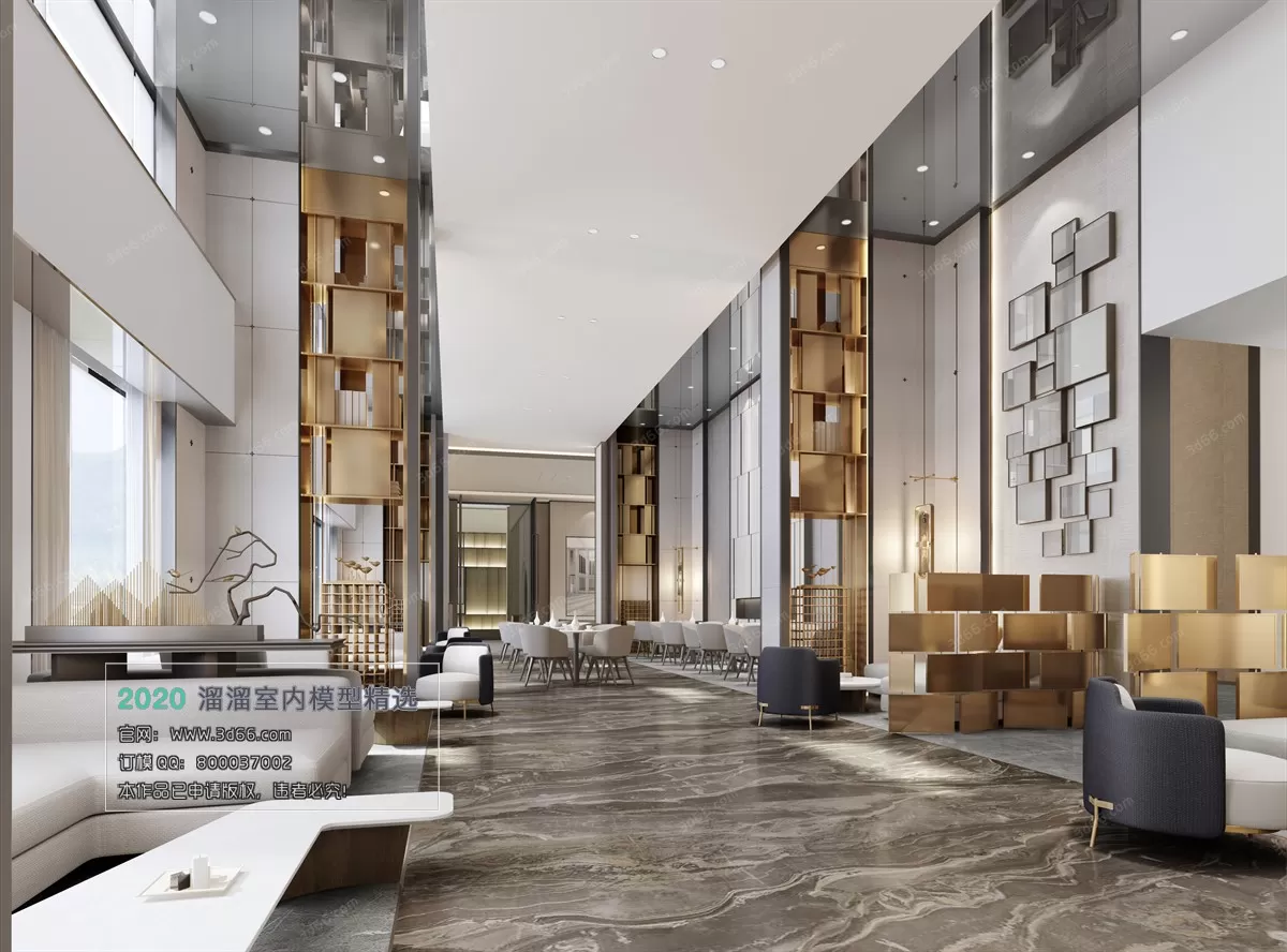 PUBLIC SPACE 3D MODEL - 3D MODELS - 3DSKY FREE MODELS